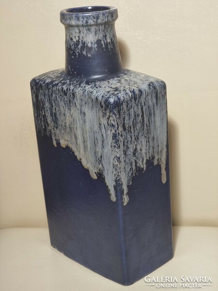 SCHEURICH CERAMIC VASE 281-30  W.GERMANY kék nagy méretü  láva váza