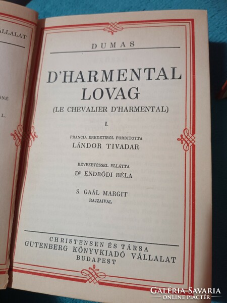 A romantika klasszikusai - Dumas művei - D'harmental Lovag - 2 kötet egyben