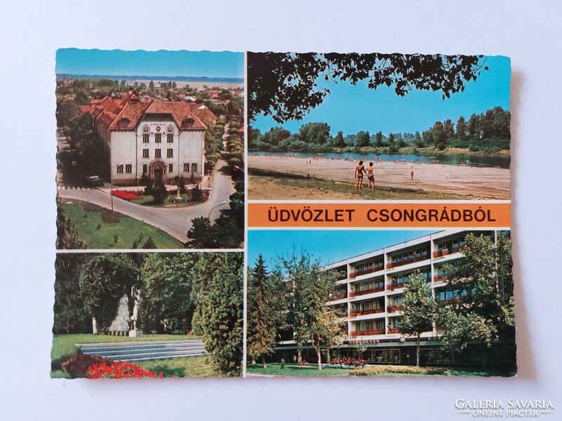 Régi képeslap Csongrád 1978