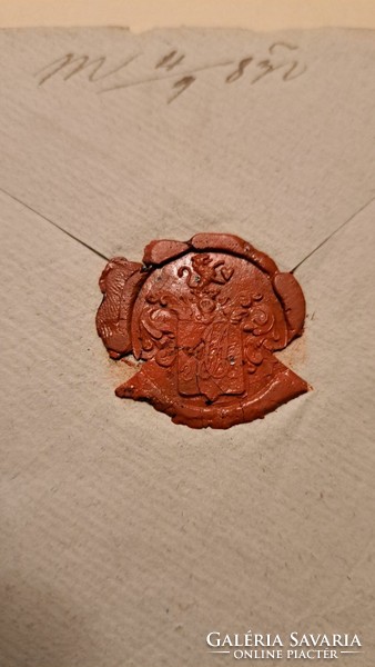 1832 viaszpecsétes levél
