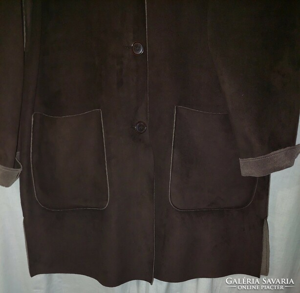 Marina Rinaldi dark brown ladies' jacket l/xl