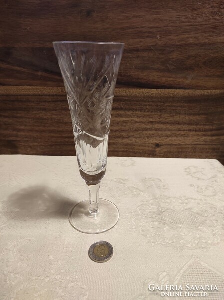 1 Champagne crystal glass for replacement