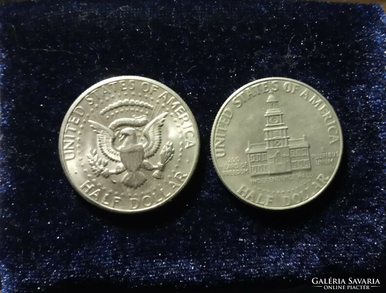 Usa kennedy half dollar - 1971 - 1776-1976 commemorative coin