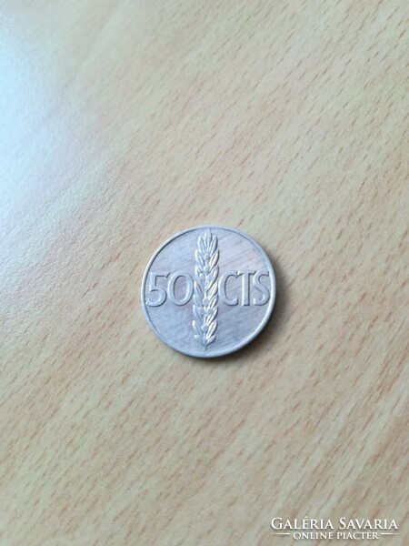 Spain 50 centimos 1966