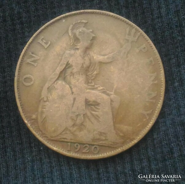 Anglia One penny 1920 - 0029