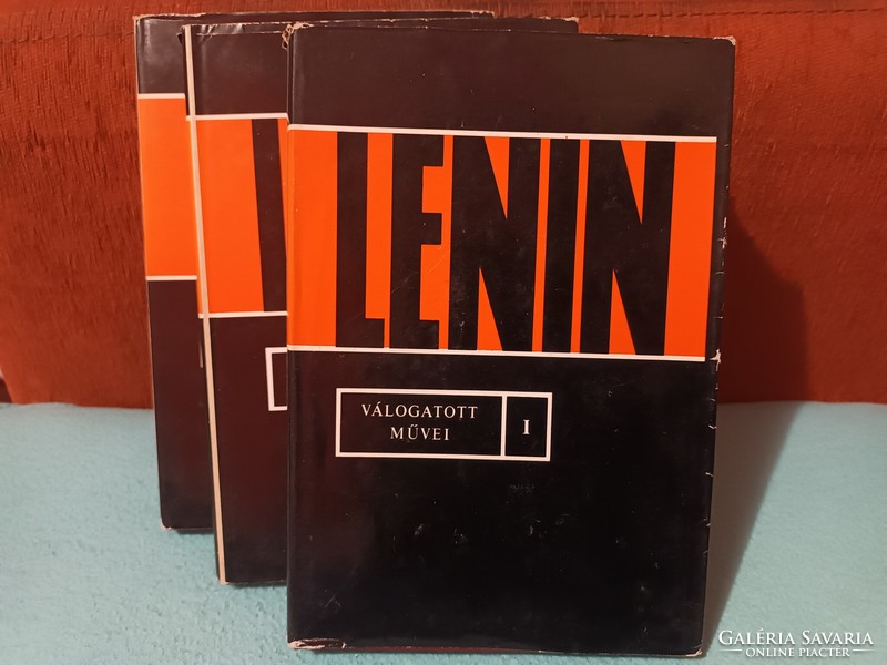 Lenin válogatott művei I-III. - 3 kötet egyben - Vlagyimir Iljics Lenin - 1977 - Kossuth Könyvkiadó