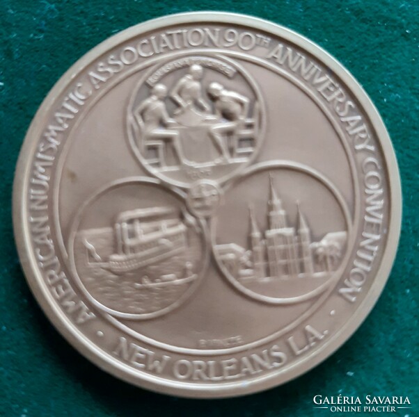 Pál Vincze: ana - American Numismatic Association Anniversary Medal, 1891-1981