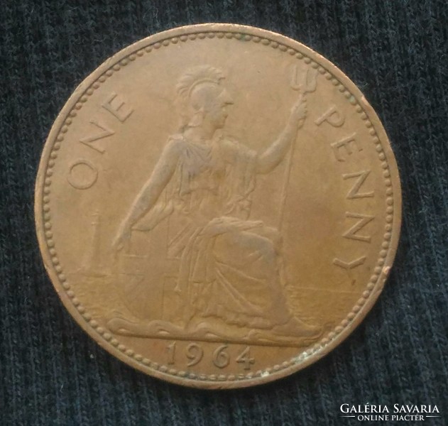 Anglia One penny 1964 - 0026