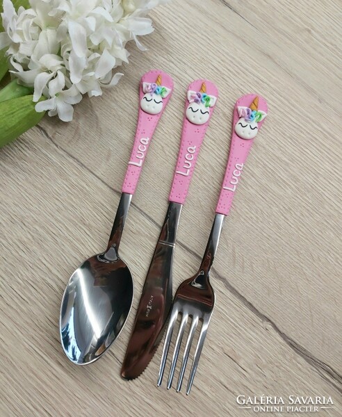 Unicorn children's cutlery set