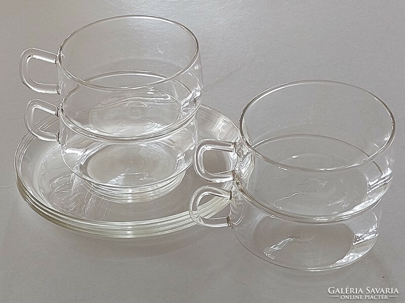 Retro saale glas glass tea cup 4 pcs