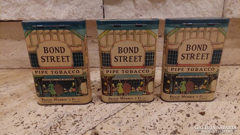 Philip morris & co bond street pipe tobacco tin box