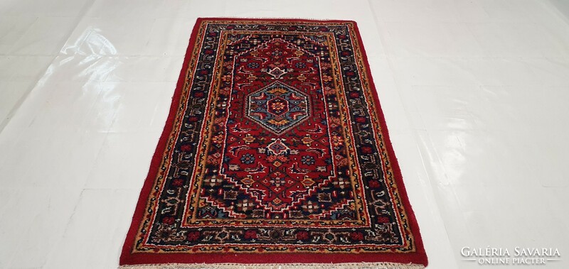 3081 Cleaned Hindu Bidjar Hand Knotted Woolen Persian Carpet 95x155cm Free Courier