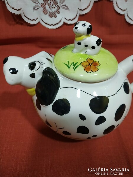 Dog (Dalmatian) teapot