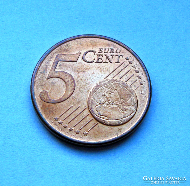 Greece - 5 euro cent - 2006 - ship