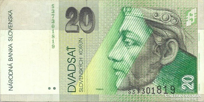 20 korun korona 2004 Szlovákia