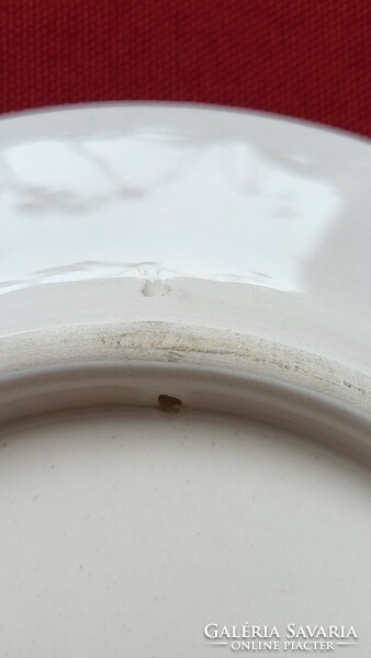 Kézzel festett kerámia porcelán tányér alátét akasztható dísz dekoráció