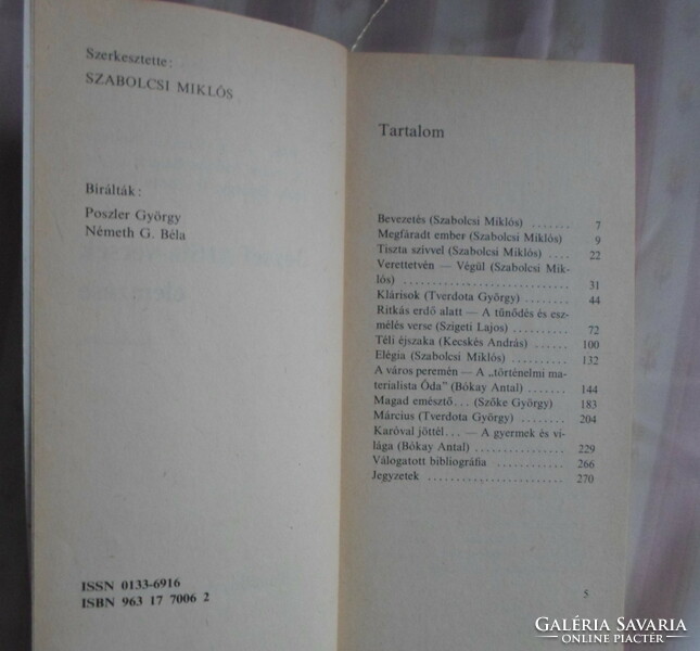 József Attila-versek elemzése (Műelemzések kiskönyvtára, 1983)