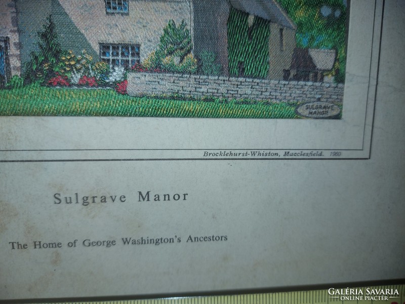 Sulgrave Manor, selyem szőttes kép