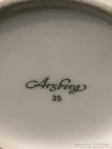 Arzberg white porcelain vase from the 1980s