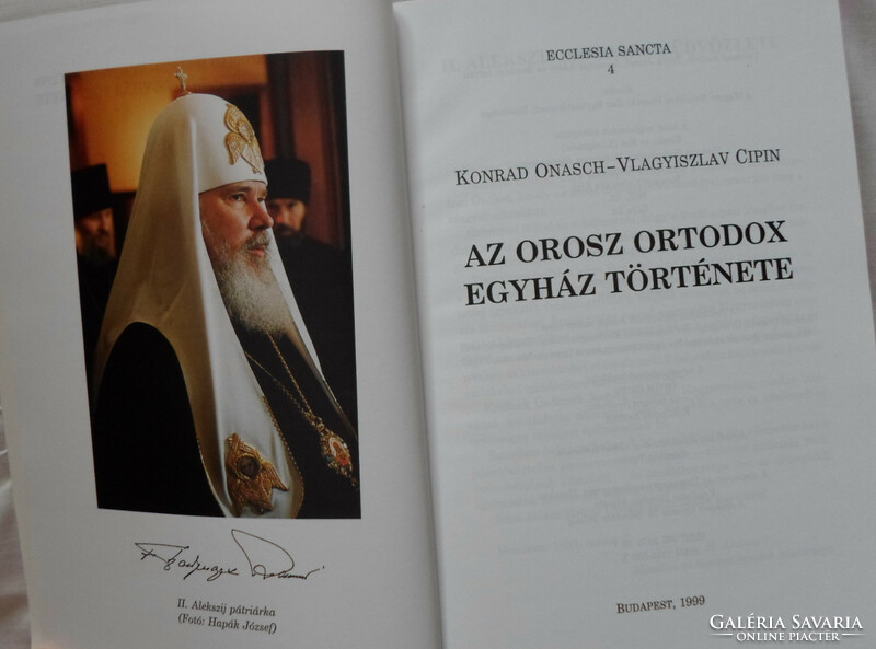 Onasch – Cipin: Az orosz ortodox egyház története (Ecclesia Sancta 4., 1999)