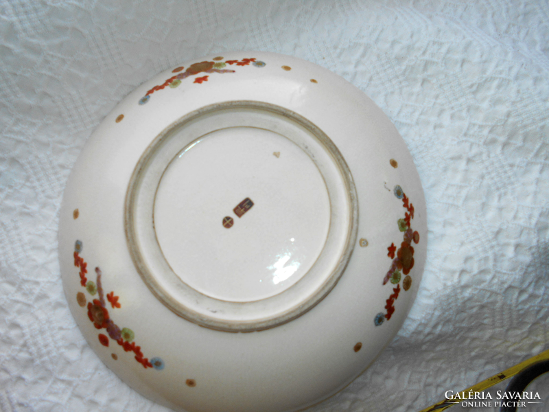 Antik Satsuma porcelán tál