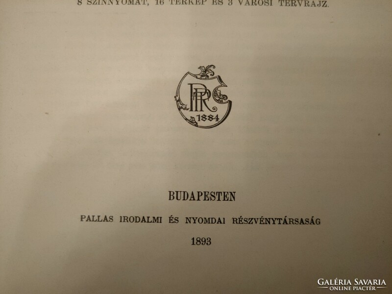 Pallas's Great Lexicon i-xviii. Volume, 1893-1909
