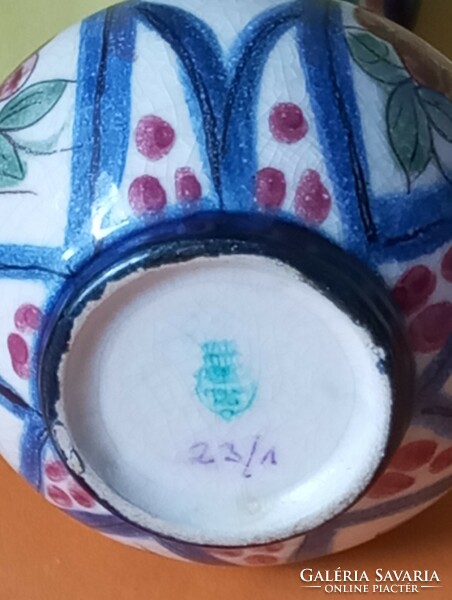 With Zsolnay jug-shield stamp mark.