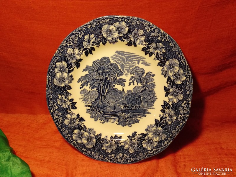 English porcelain cookie plate.