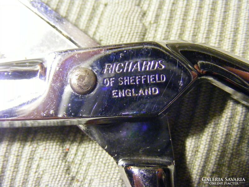 Vintage Richards of Sheffield England krómozott olló