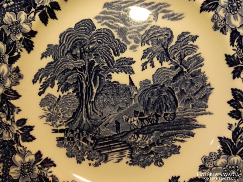 English porcelain cookie plate.