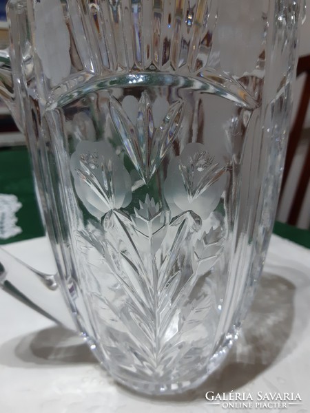 Large crystal jug