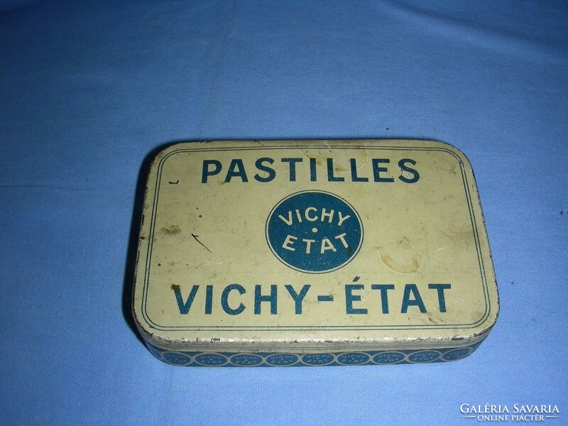 Vichy lozenge metal box