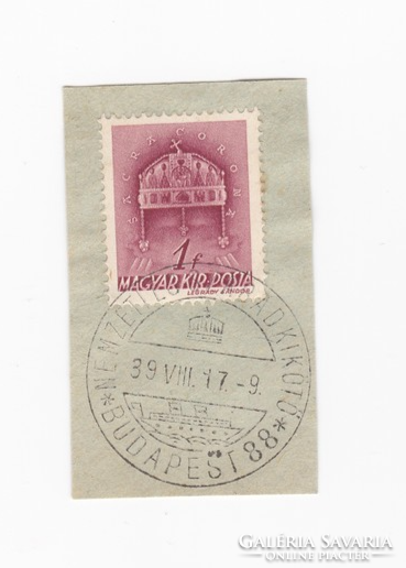 Nemzeti és Szabad Kikötő 1939. első napi bélyegzés