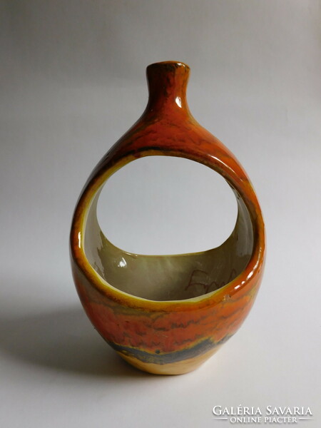 Mihály Béla ceramic pendant/table vase/flower arrangement