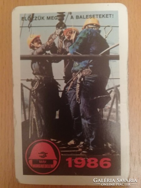1986 card calendar