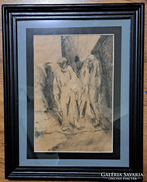 Buhály József (1945-): Vitatkozók.