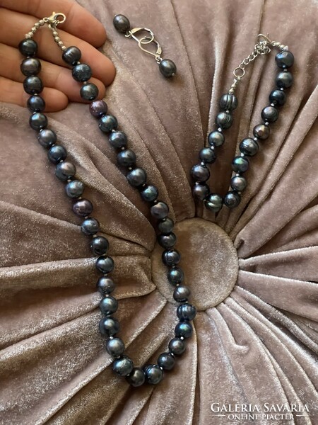 A wonderful iridescent set of cultured pearl necklaces