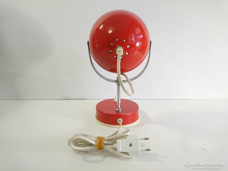 Vintage retro red deer lamp, spherical molding