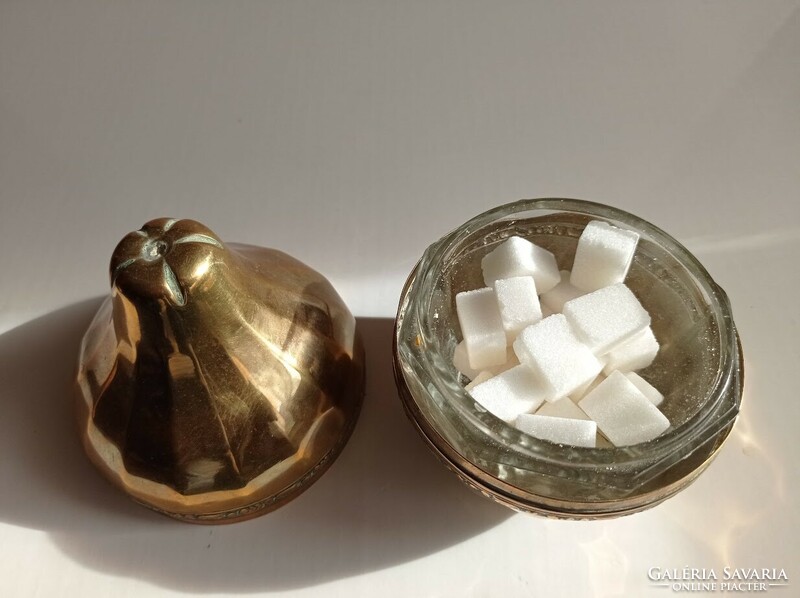 Vintage pear shaped sugar bowl