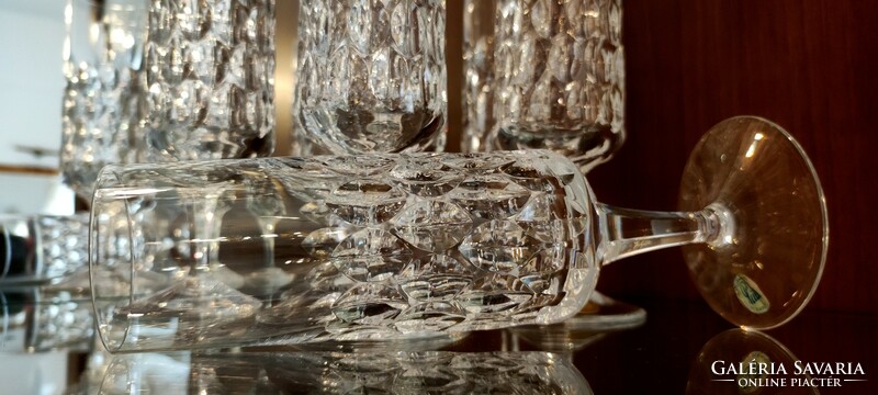 Peill "Granada" kristály pezsgős pohár  6 db.- os komplett készlet