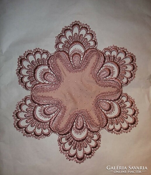 Very nice lace tablecloth 25 cm (63)