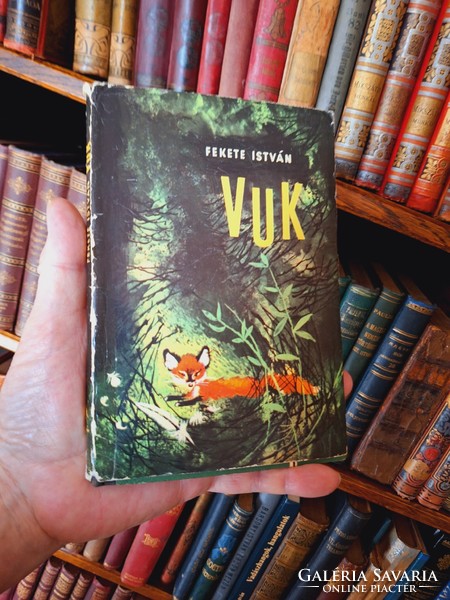 1965 első önálló kiadás!FEKETE ISTVÁN : VUK - eredeti védőboritós újszerű gyűjtői példány!
