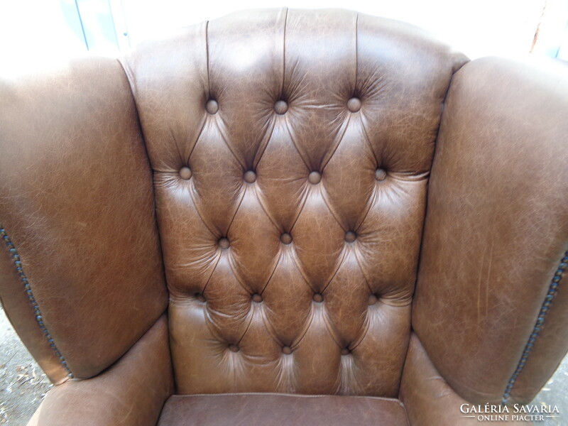 Antique chesterfield armchair