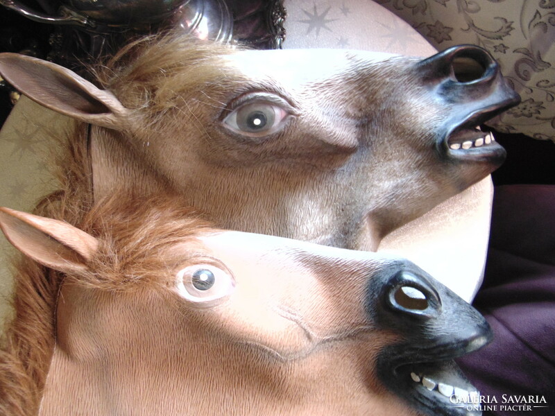Horse head / quality carnival rubber mask