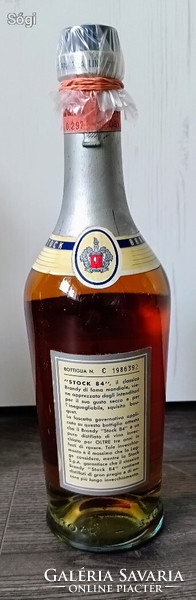 Stock 84 Olasz Brandy 1970-es évek 0,75L 40% Vintage