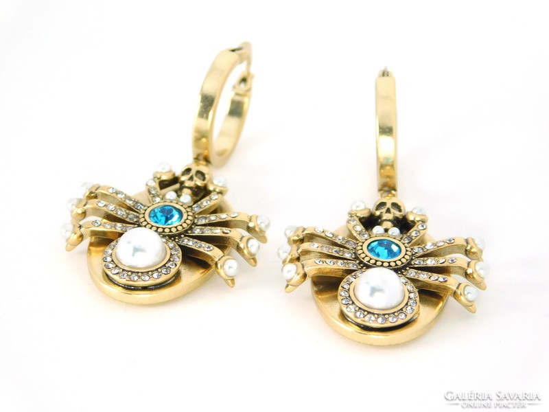 Alexander mcqueen spider earrings