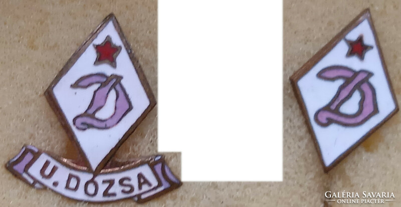 Dozsa 2 different sports badges