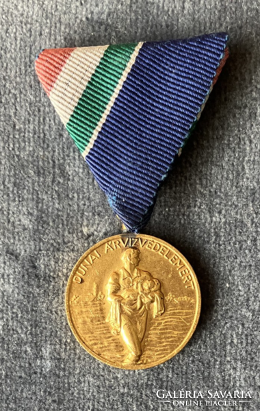 Memorial medal for Danube flood protection - award