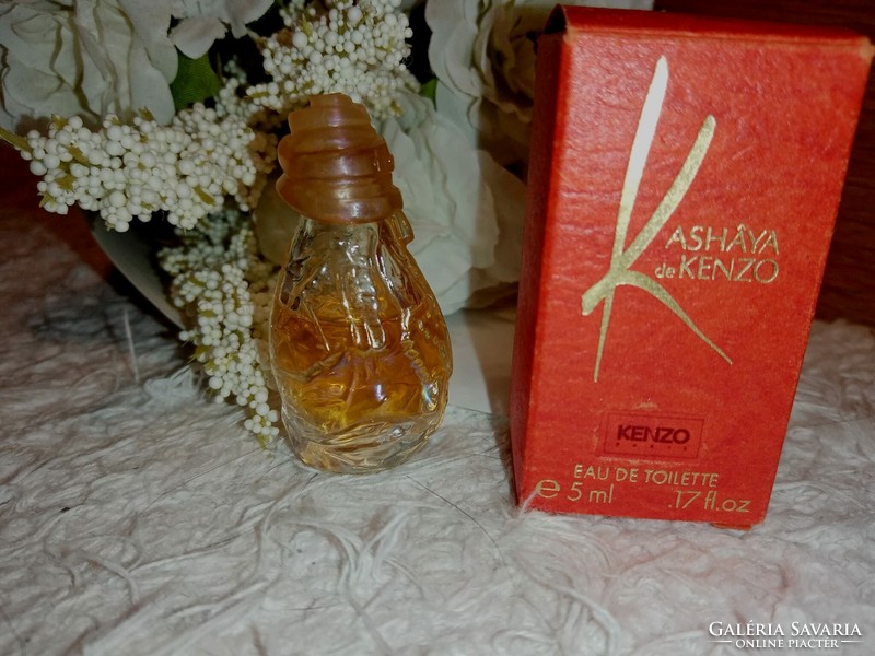 KENZO 1993-as gyönyörű, ritka, vintage KASHAYA borostyán virágos illata. 5 ml EDT