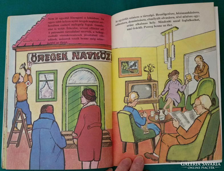 Dr. Tibor Nagy: picture book for the elderly - Hungarian Red Cross, 1979 > medical educational publication